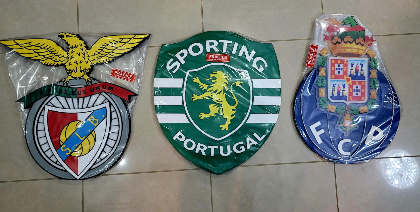 FC Porto 3D Wood Sign | Portuguese Soccer Team Medallion | FC Porto Wall Art | Football Fan Gift | Man Cave Decor | Portugal Club Logo