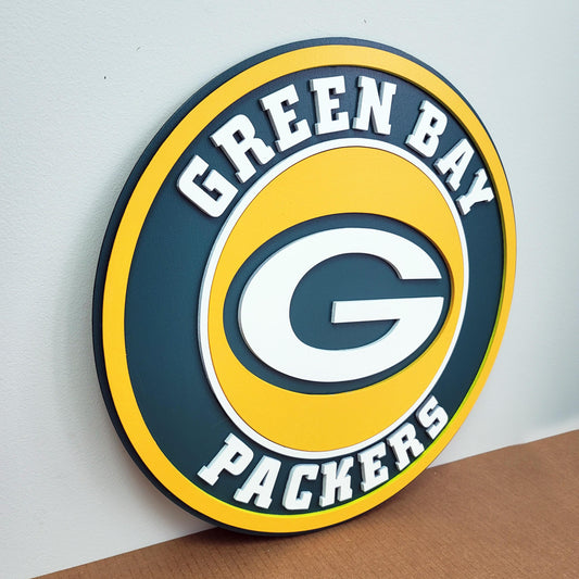 Green Bay Packers 3D Logo Sign | NFL Man Cave Games Room Decoration