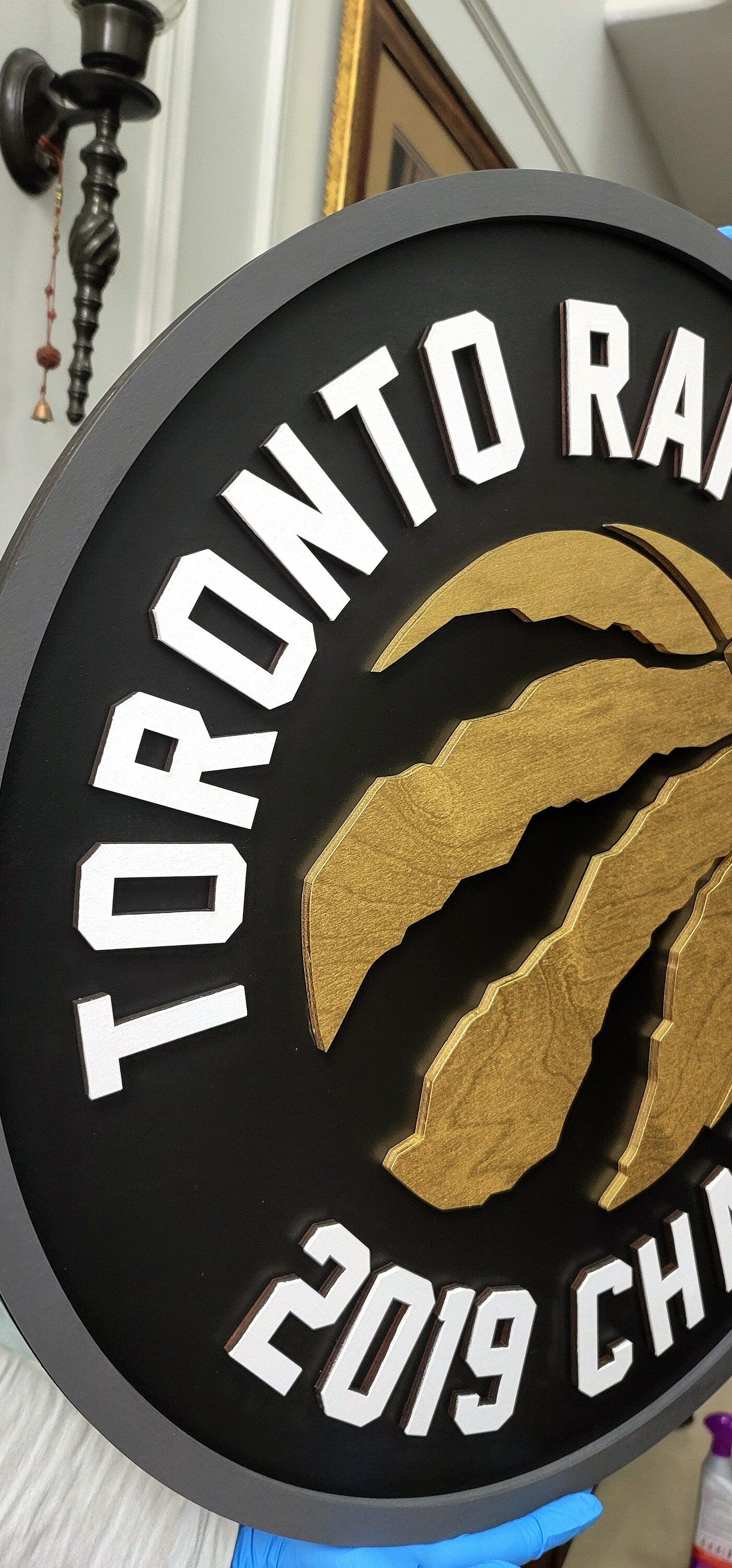 Toronto Raptors 3D Logo Wood Sign | 2019 NBA Champs