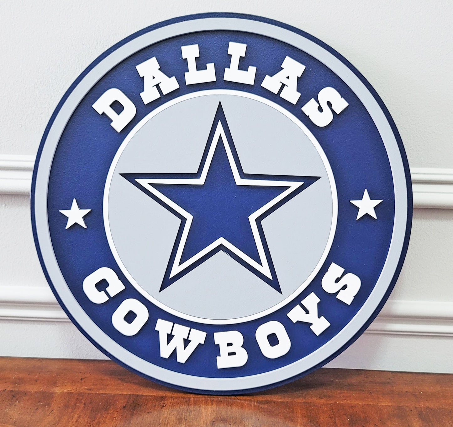 Dallas Cowboys 3D Wood Sign – Bring Big Game Energy Home, Garage Decor, Mancave Gift