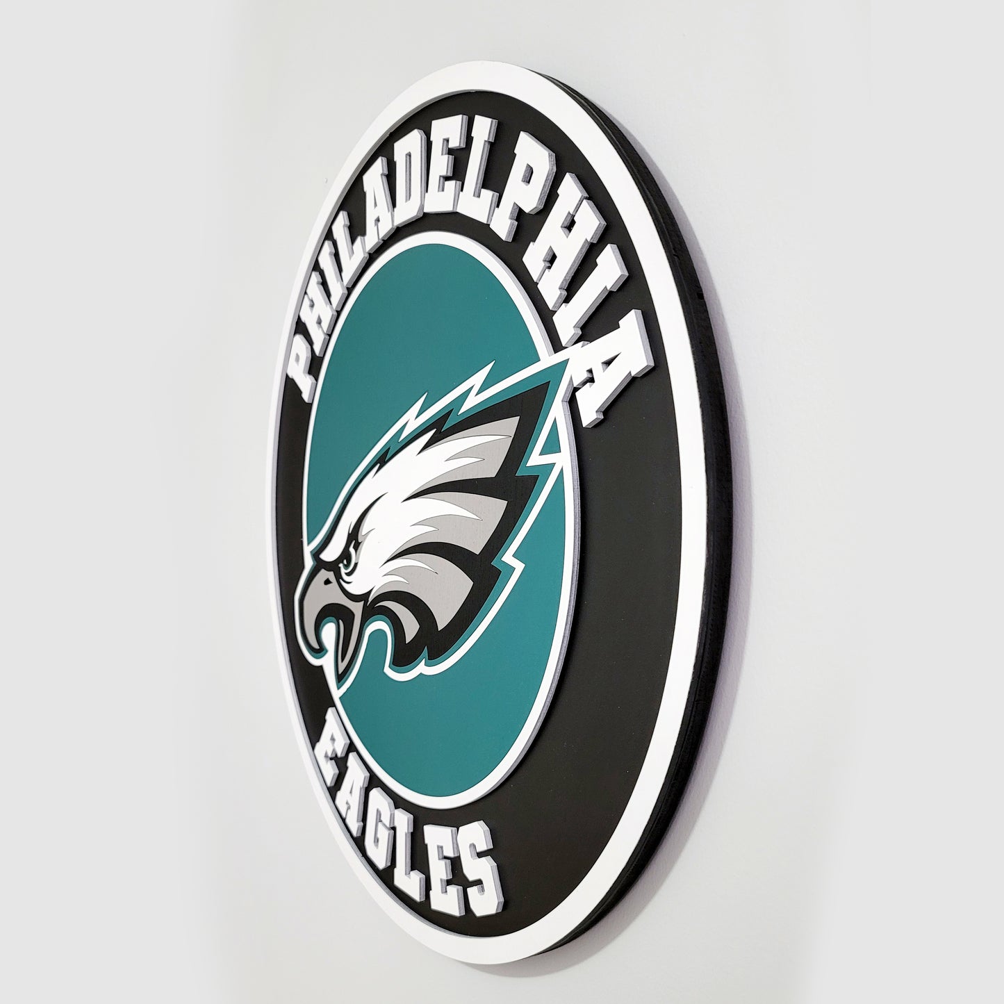 Philadelphia Eagles 3D Wood Sign | Football Man Cave Decor, Game Room Wall Art & Fan Gift