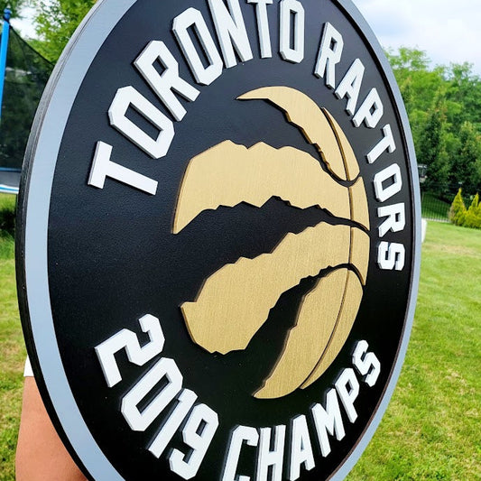 Toronto Raptors 3D Logo Wood Sign | 2019 NBA Champs