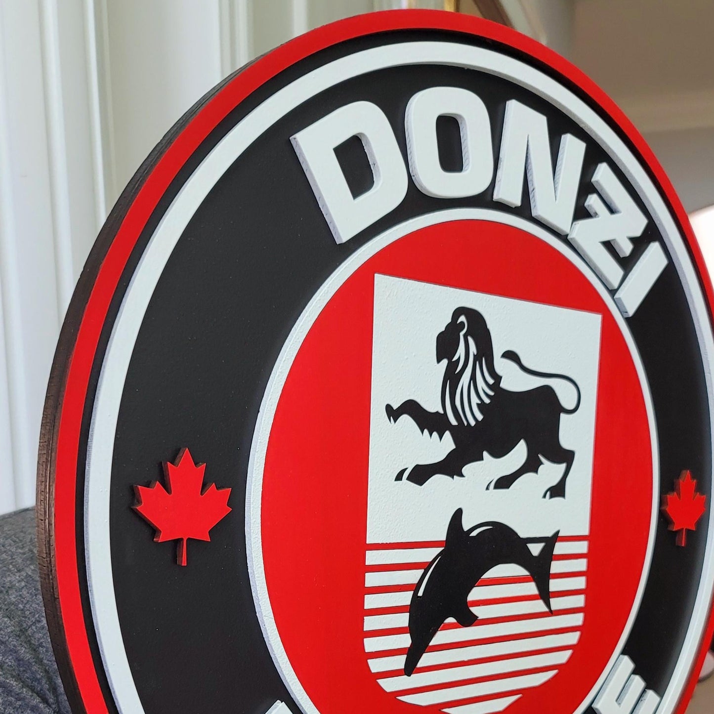 Donzi Marine Logo 3D Wooden Sign, Sports Fan Decor