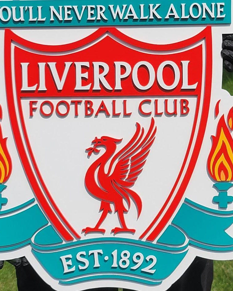 Liverpool FC 3D Wooden Sign – A Statement Piece for the Dedicated Football Fan