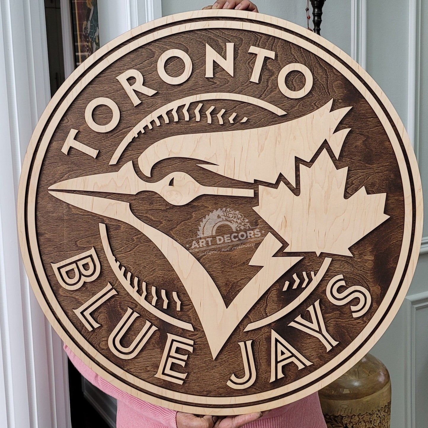 3D Toronto Blue Jays Rustic Sign | Man Cave, Game Room & Garage Decor