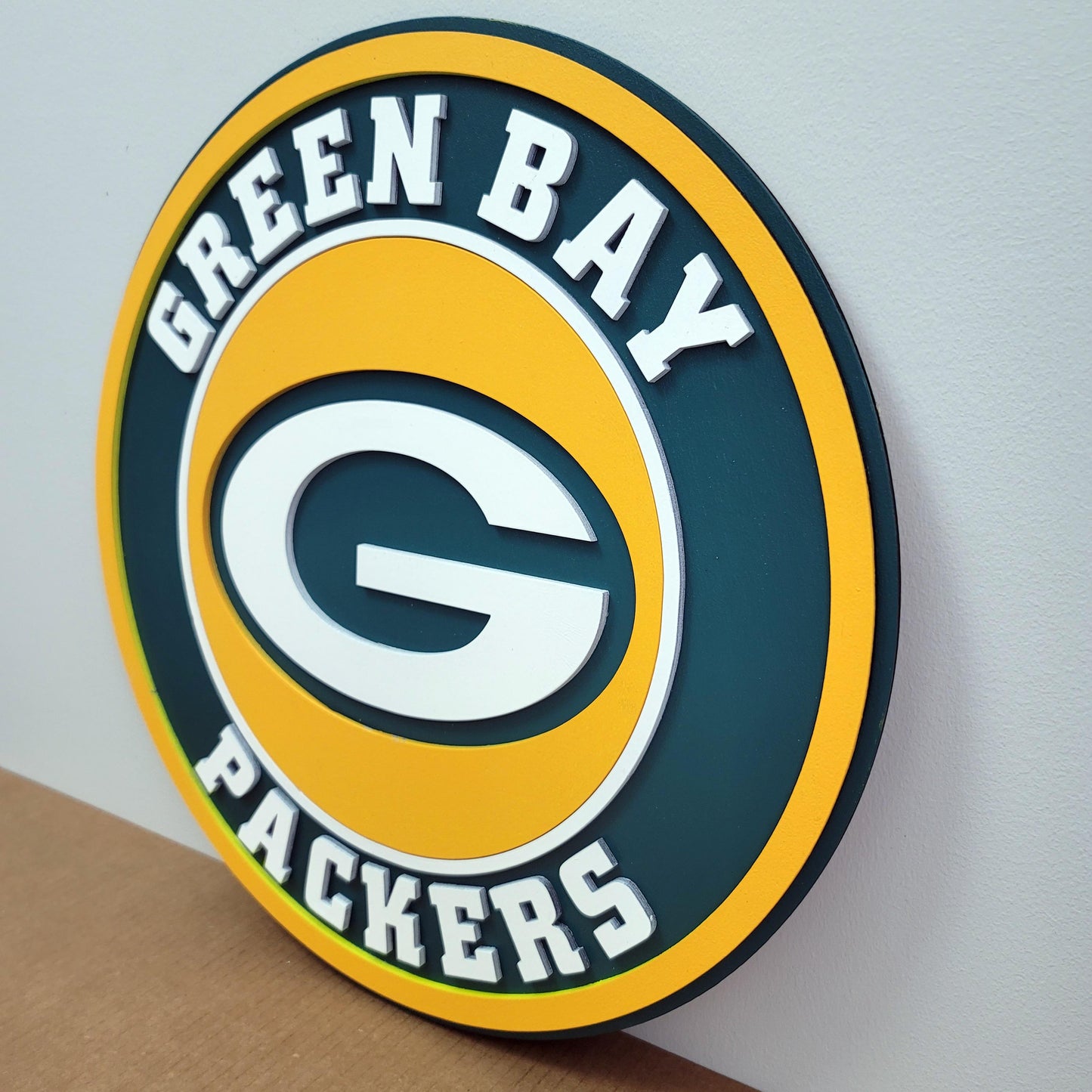 Green Bay Packers 3D Logo Sign | NFL Man Cave Games Room Decoration