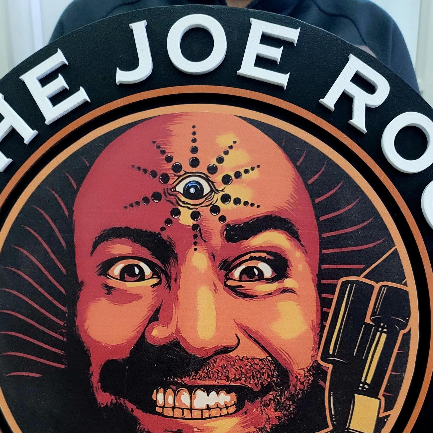 Joe Rogan Experience 3D Wood Sign | Podcast Studio, Man Cave & Game Room Decor