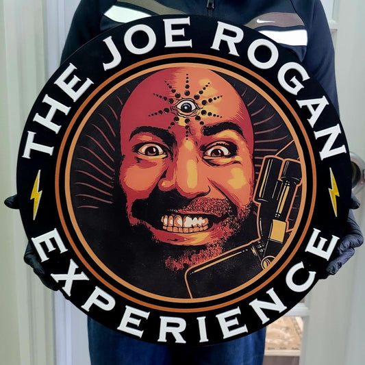 Joe Rogan Experience 3D Wood Sign | Podcast Studio, Man Cave & Game Room Decor