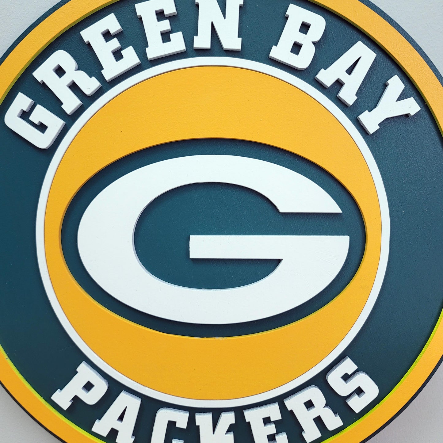 Green Bay Packers 3D Logo Sign | NFL Man Cave Games Room Decoration