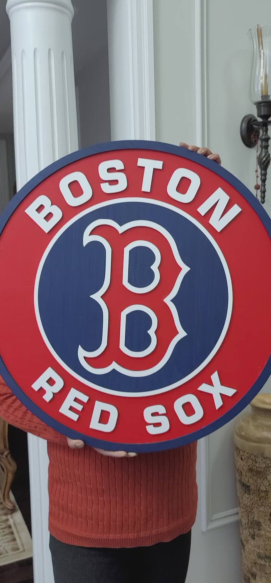 Boston Red Sox 3D Multi-Layer Sign | MLB Wall Decor